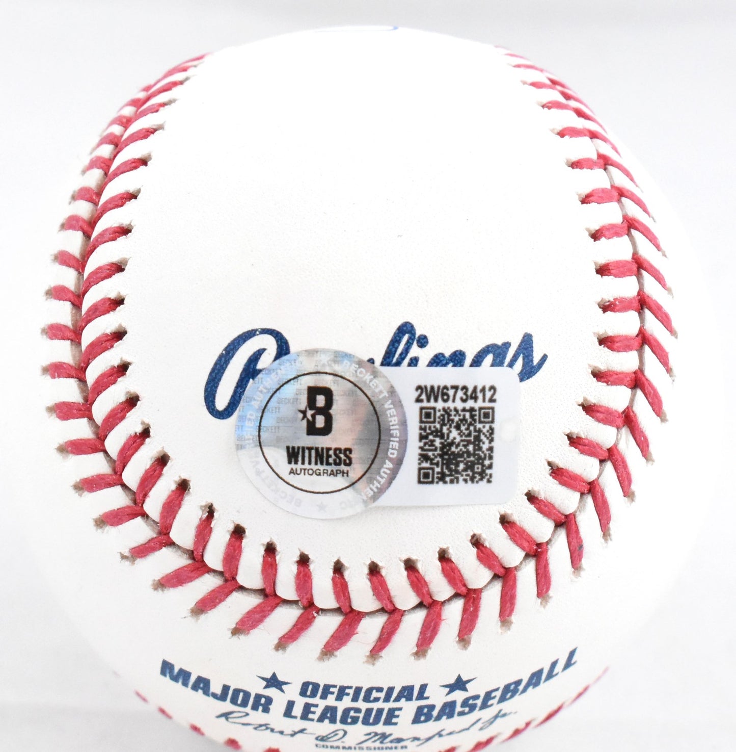 Oswaldo Cabrera Autographed Rawlings Official Major League Baseball