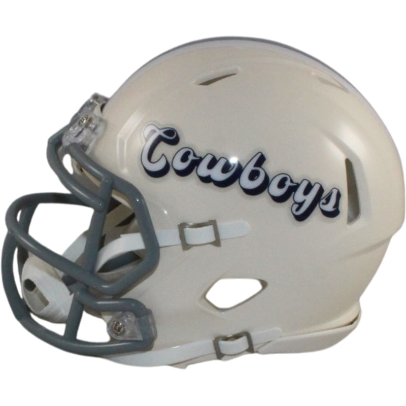 Tony Dorsett Autographed Dallas Cowboys Retro Mini Helmet