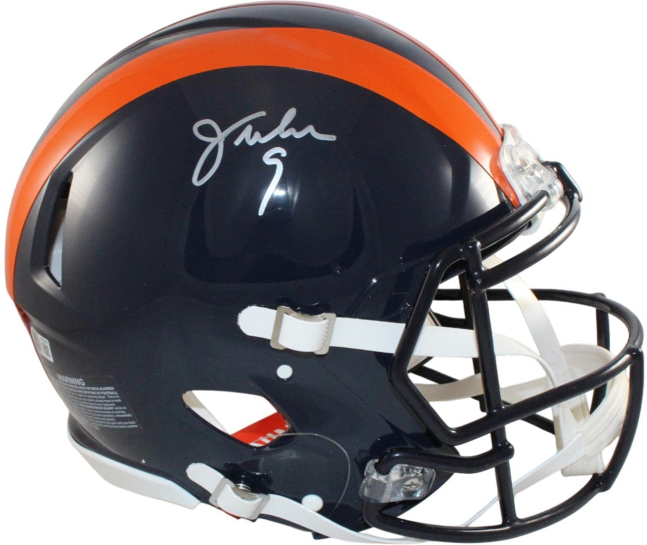 Jim McMahon Signed Chicago Bears Authentic Throwback 1936 Full Size Helmet