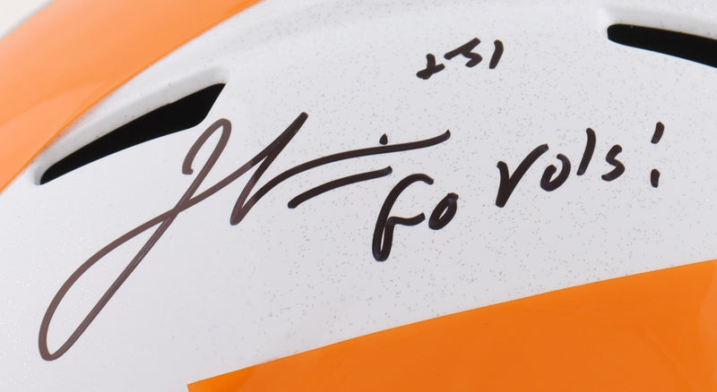 Jamal Lewis Signed Tennessee Volunteers Full Size Replica Helmet
