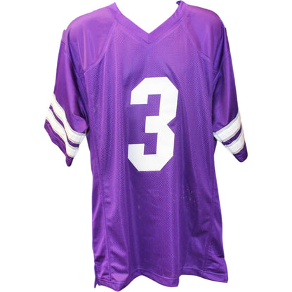 Dylan Edwards Autographed College Style Purple Jersey (Beckett BAS)