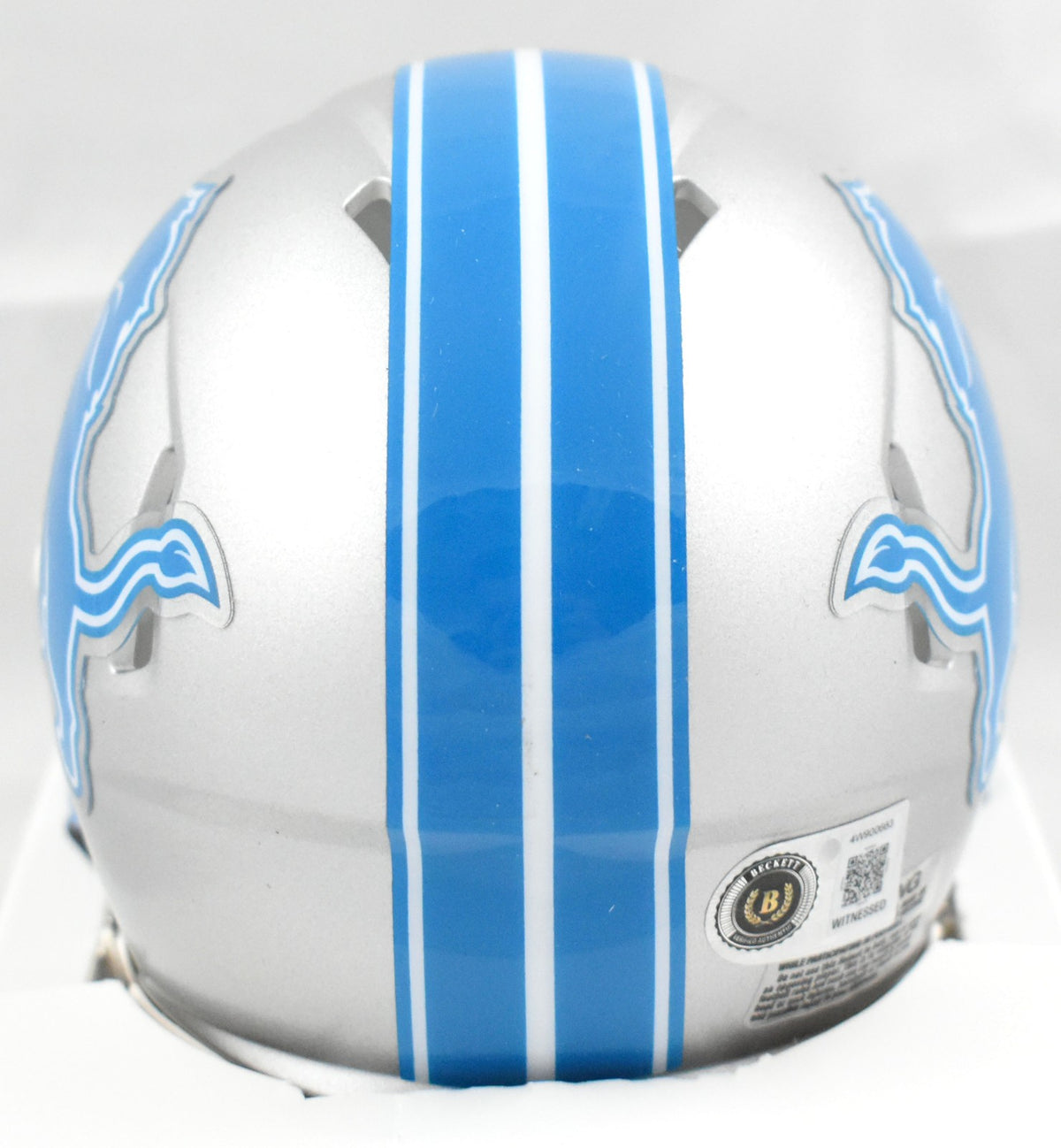 Isaac TeSlaa Autographed Detroit Lions Speed Mini Helmet