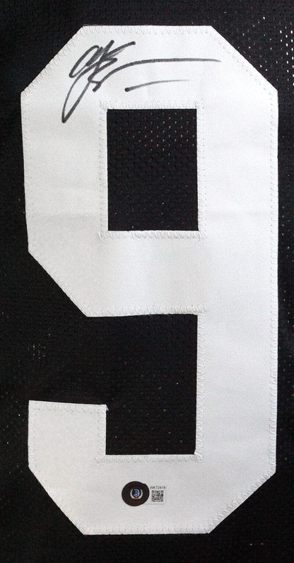 AJ Epenesa Autographed Iowa Hawkeyes Custom Black Jersey