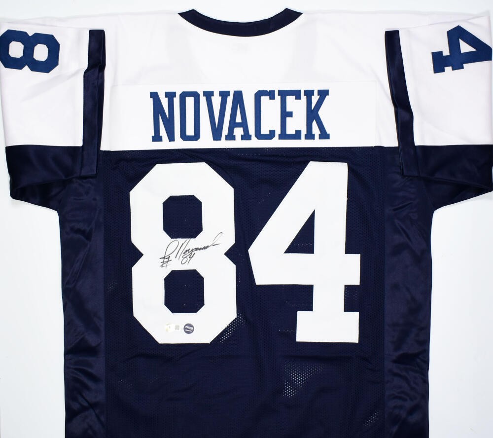 Jay Novacek Autographed Dallas Cowboys Custom Jersey