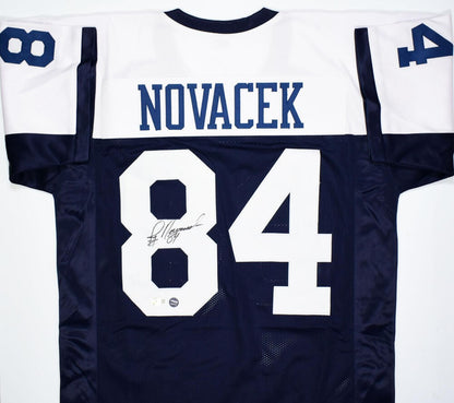 Jay Novacek Autographed Dallas Cowboys Custom Jersey
