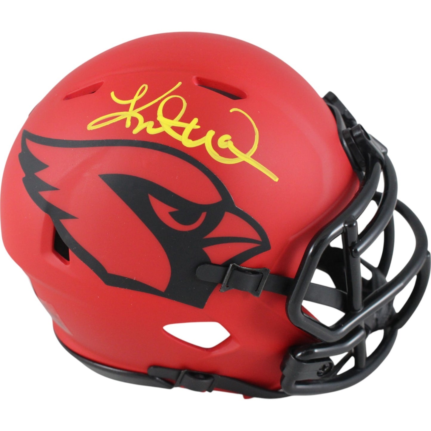 Kurt Warner Arizona Cardinals Rave Mini Helmet Autographed