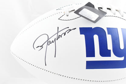 Lawrence Taylor, Phil Simms & Harry Carson Signed New York Giants Football