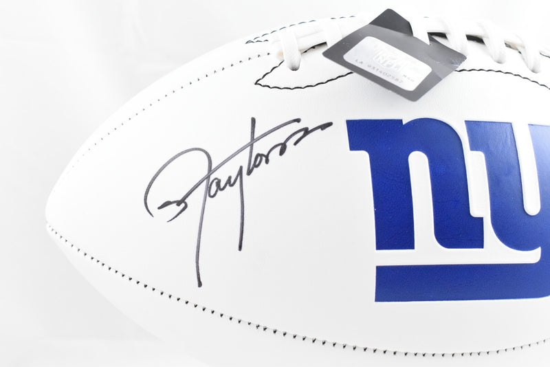 Lawrence Taylor, Phil Simms & Harry Carson Signed New York Giants Football