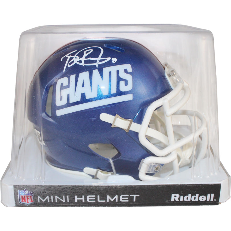 Brian Burns New York Giants Autographed Color Rush Mini Helmet