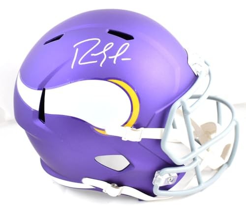 Randy Moss Signed Minnesota Vikings Full Size Tribute Speed Helmet