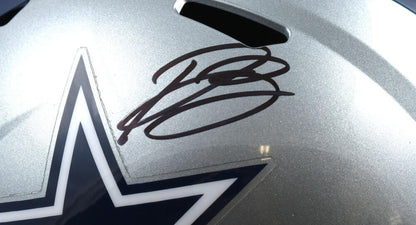 DaRon Bland Autographed Dallas Cowboys Full Size Speed Helmet - Black