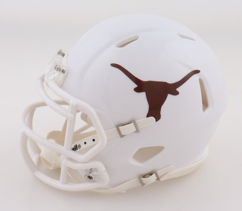 Eric Metcalf Autographed Texas Longhorns Mini Helmet