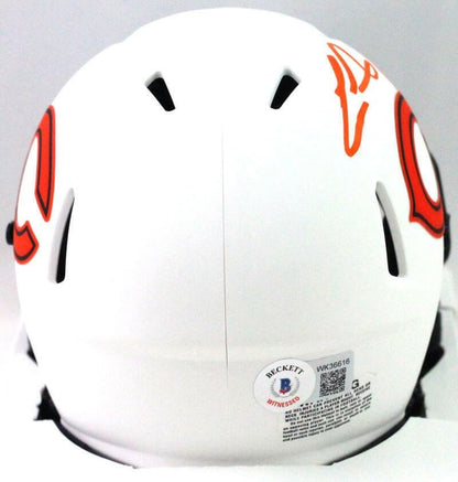 Cole Kmet Signed Chicago Bears Lunar Speed Mini Helmet
