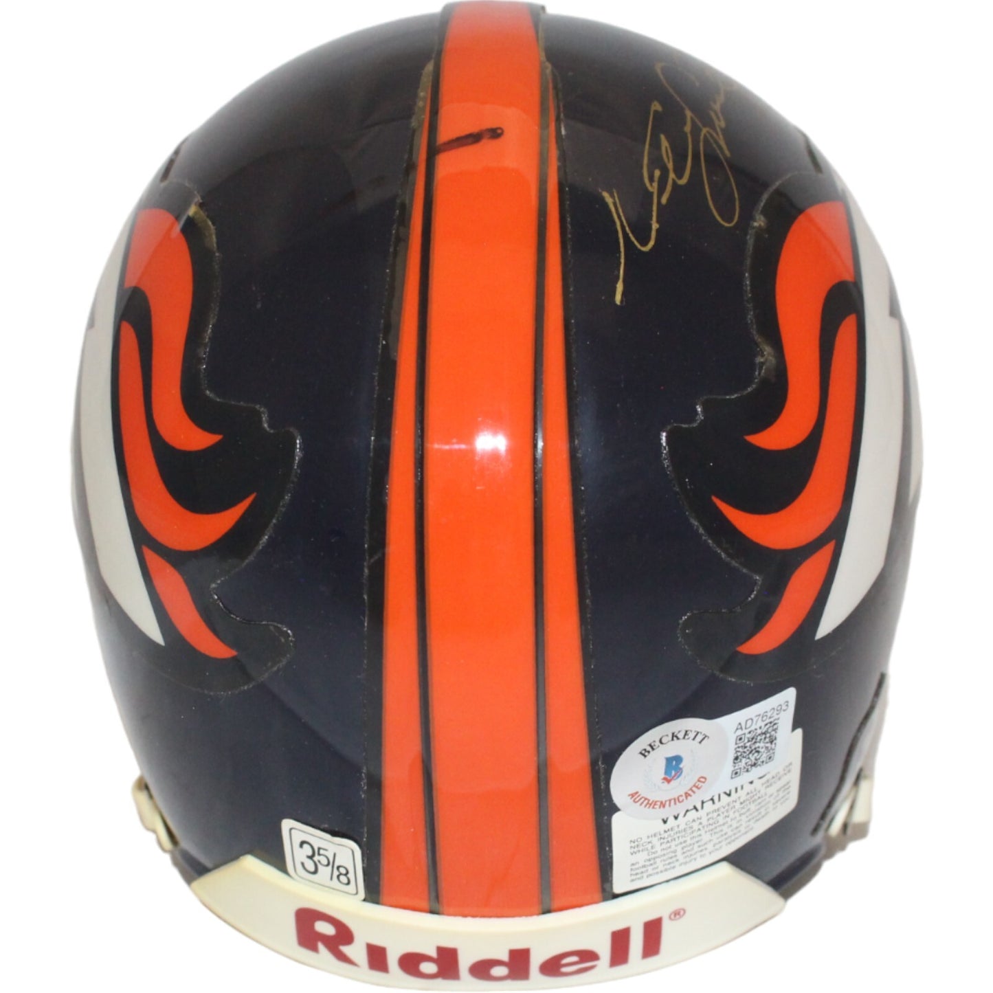 Neil Smith Signed Denver Broncos VSR4 Replica Mini Helmet