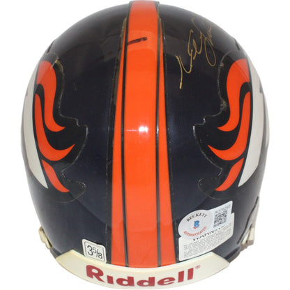 Neil Smith Signed Denver Broncos VSR4 Replica Mini Helmet