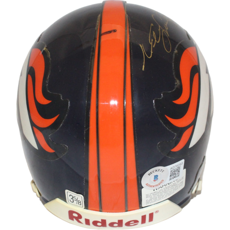 Neil Smith Signed Denver Broncos VSR4 Replica Mini Helmet