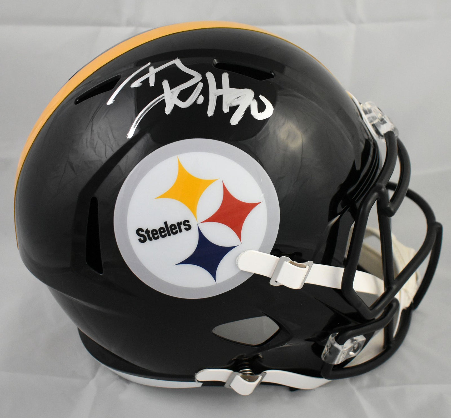 T.J. Watt Autographed Pittsburgh Steelers Full Size Speed Helmet