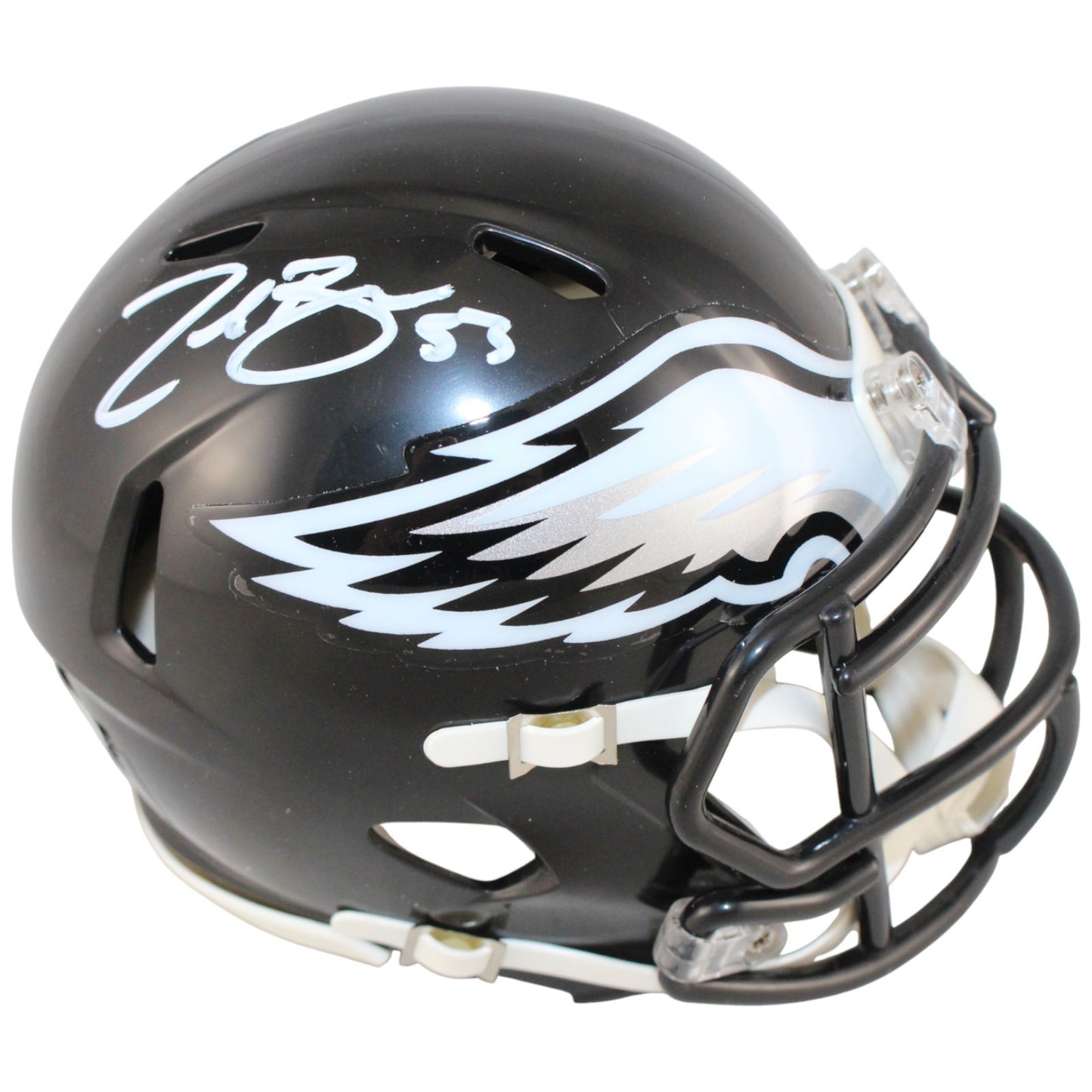 Zack Baun Autographed Philadelphia Eagles Alternate Mini Helmet