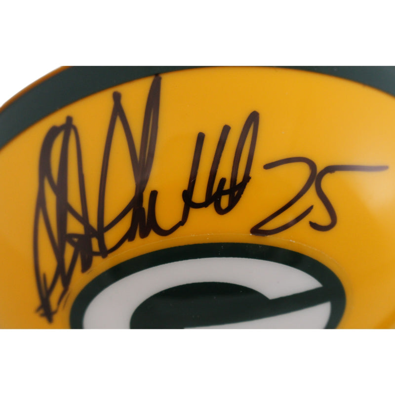 Sterling Sharpe Green Bay Packers Autographed VSR4 Mini Helmet (HOF)