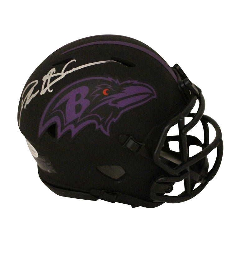 Deion Sanders Baltimore Ravens Autographed Eclipse Mini Helmet