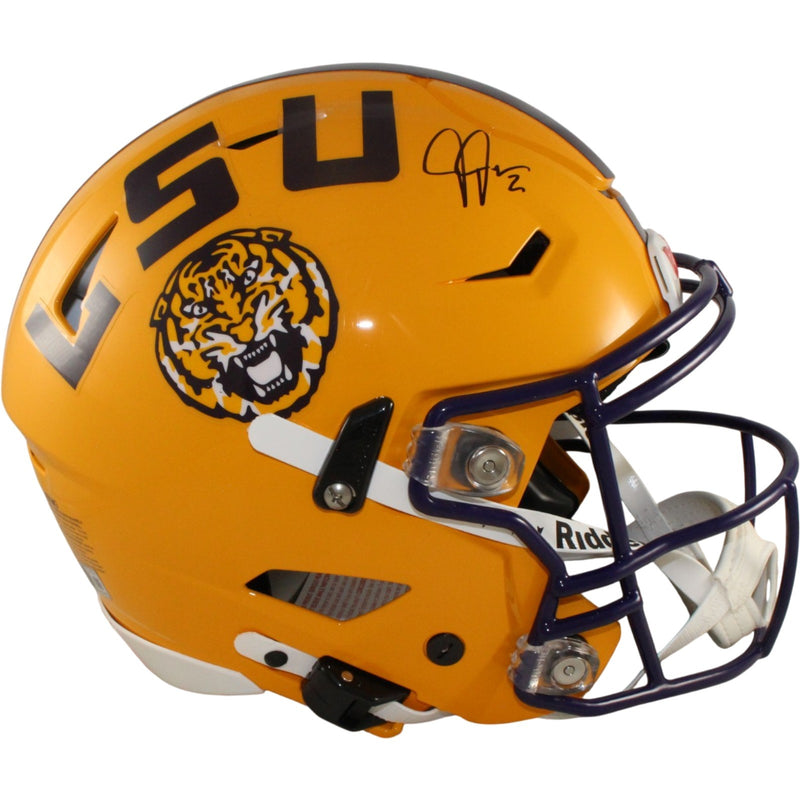 Justin Jefferson Autographed LSU Tigers Authentic SpeedFlex Helmet