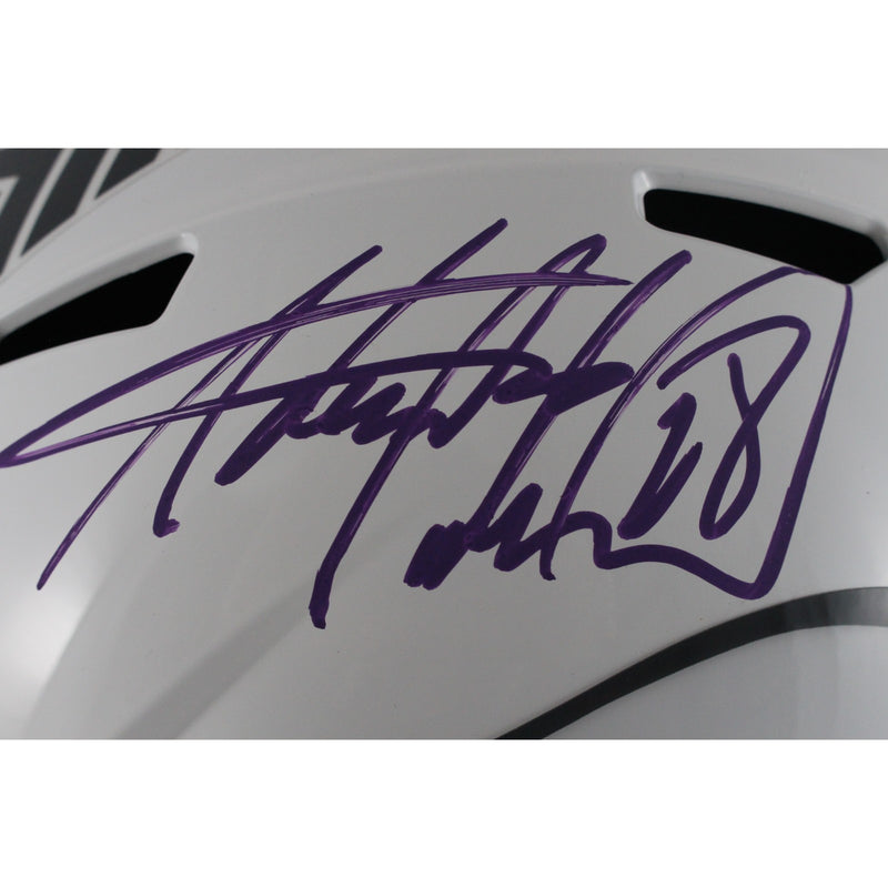 Adrian Peterson Autographed Minnesota Vikings 2024 STS Full Size Helmet