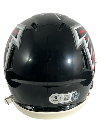 Roddy White & Michael Vick Signed Atlanta Falcons Mini Helmet BAS