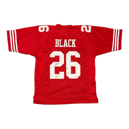 Kaelon Black Autographed San Francisco 49ers Custom Jersey