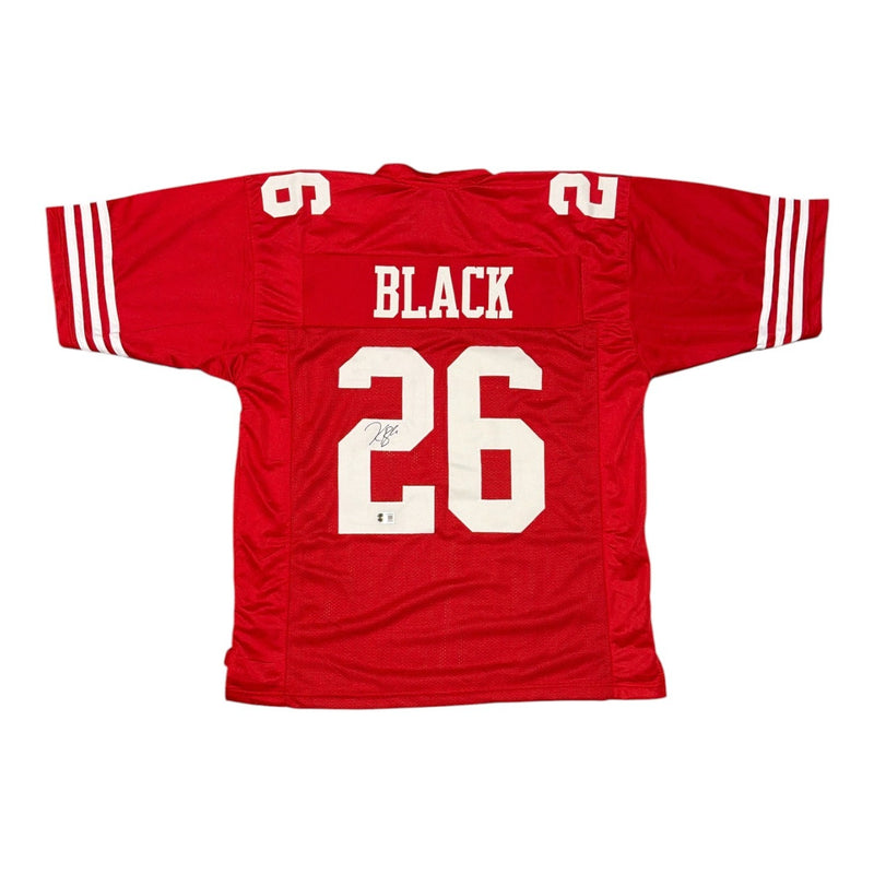 Kaelon Black Autographed San Francisco 49ers Custom Jersey