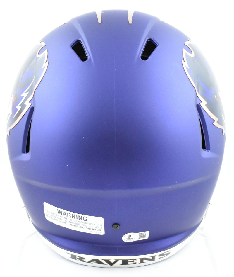 Ray Lewis Autographed Baltimore Ravens 2024 Alternate Speed Helmet