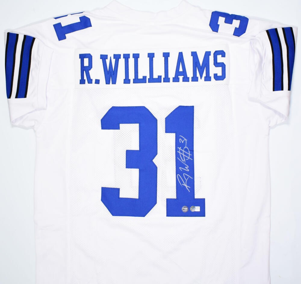 Roy Williams Autographed White Custom Jersey