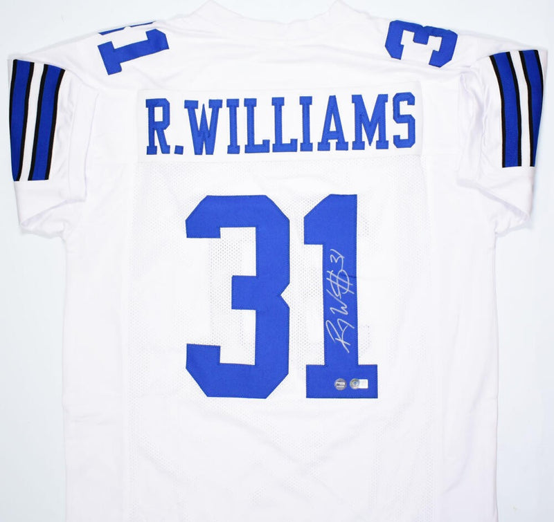 Roy Williams Autographed White Custom Jersey