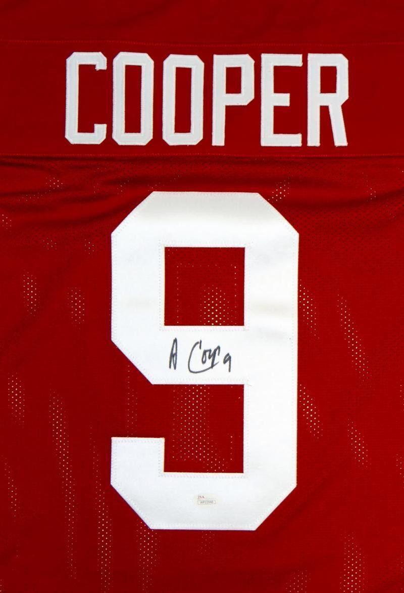 Amari Cooper Autographed Maroon College Style Jersey