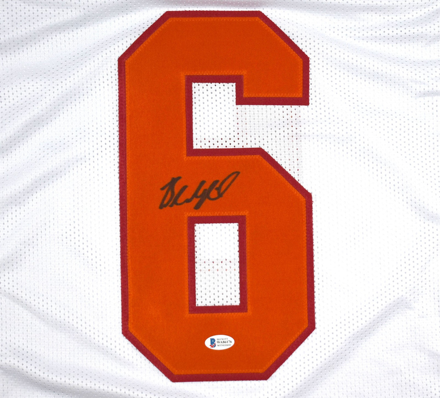 Baker Mayfield Signed Tampa Bay Buccaneers Custom White Jersey