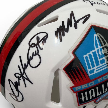 Multi-Signed NFL Hall of Fame Mini Helmet (15 Signatures)