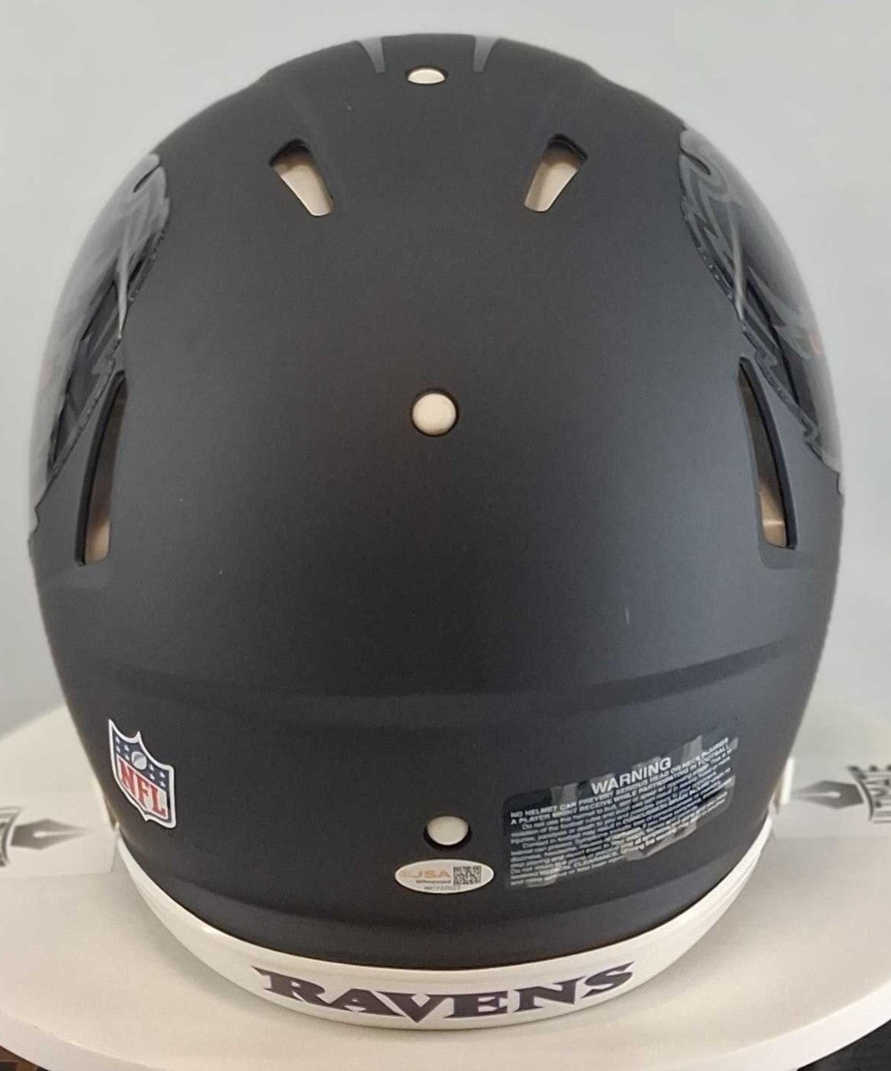 Trey Hendrickson Autographed Baltimore Ravens Darkness Alternate Helmet