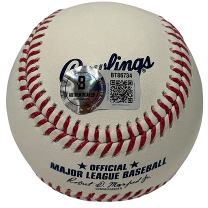 Luis Severino Signed Rawlings Official Major League Baseball (BAS COA)