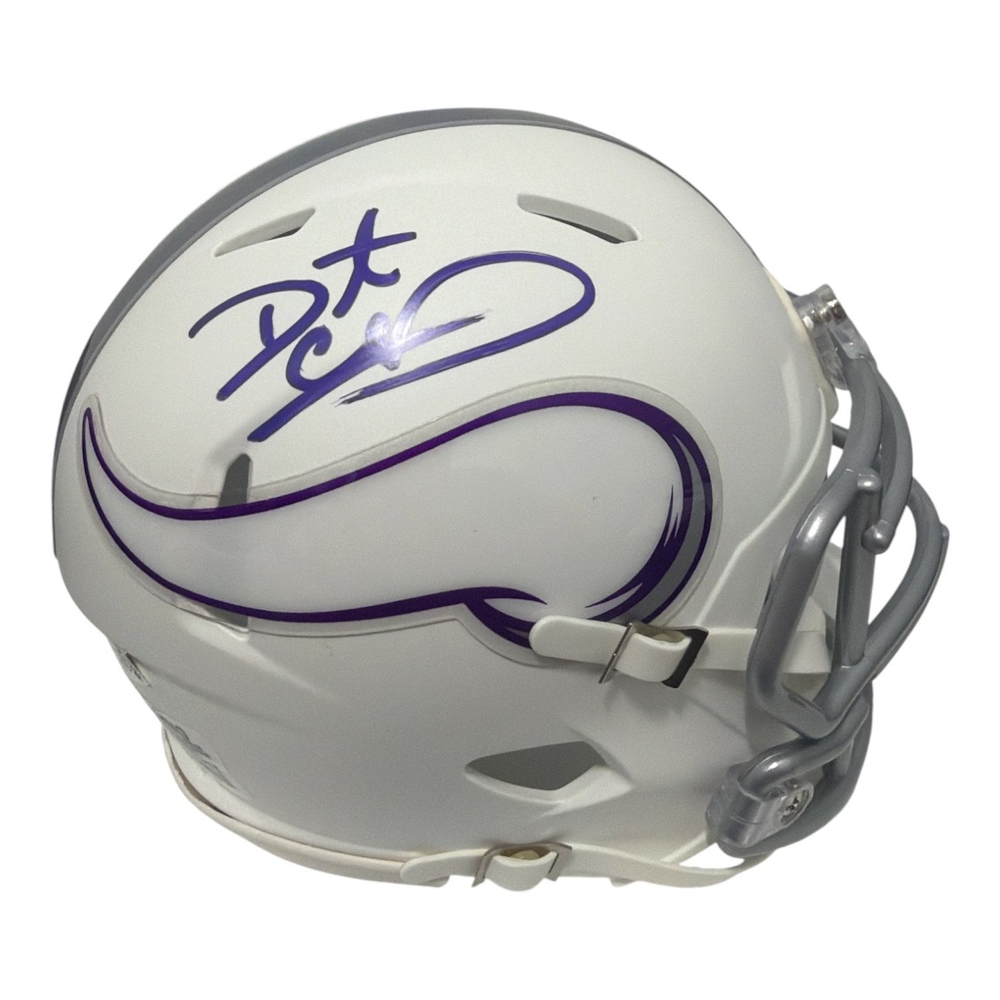 Daunte Culpepper Signed Minnesota Vikings Alternate White Mini Helmet