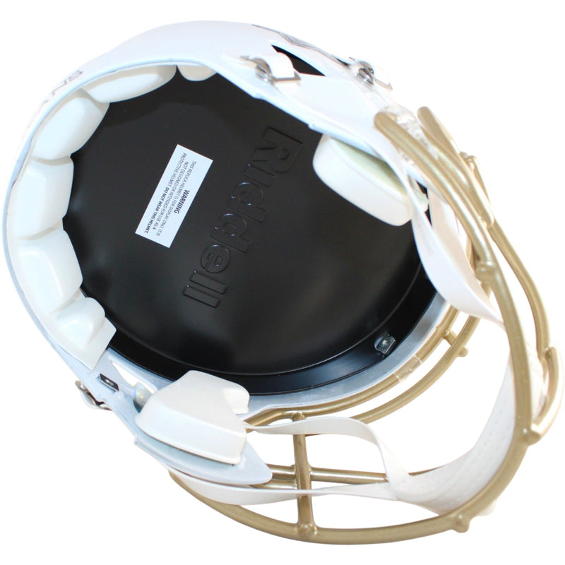 Drew Brees Autographed New Orleans Saints 2025 Alternate Full Size Helmet