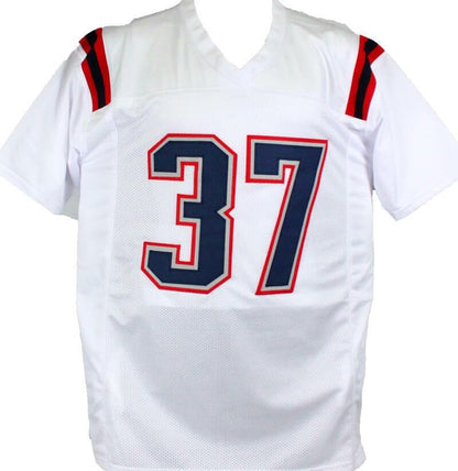 Damien Harris Signed White Custom Football Jersey
