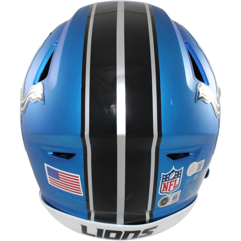 Barry Sanders Autographed Detroit Lions Alternate SpeedFlex Full Size Helmet