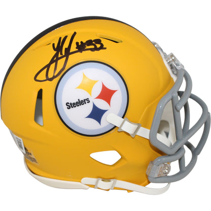 Jack Sawyer Autographed Pittsburgh Steelers 2025 Alternate Mini Helmet