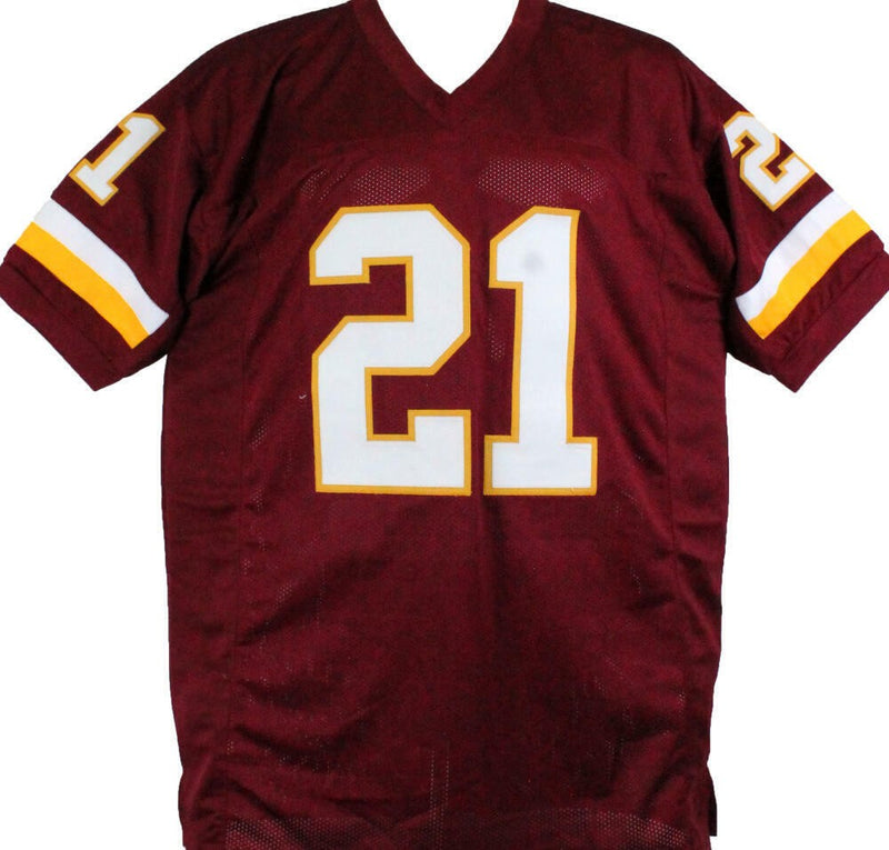 Earnest Byner Autographed Maroon Custom Football Jersey