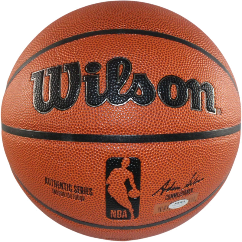 David Thompson Signed Denver Nuggets Wilson Basketball HOF 96