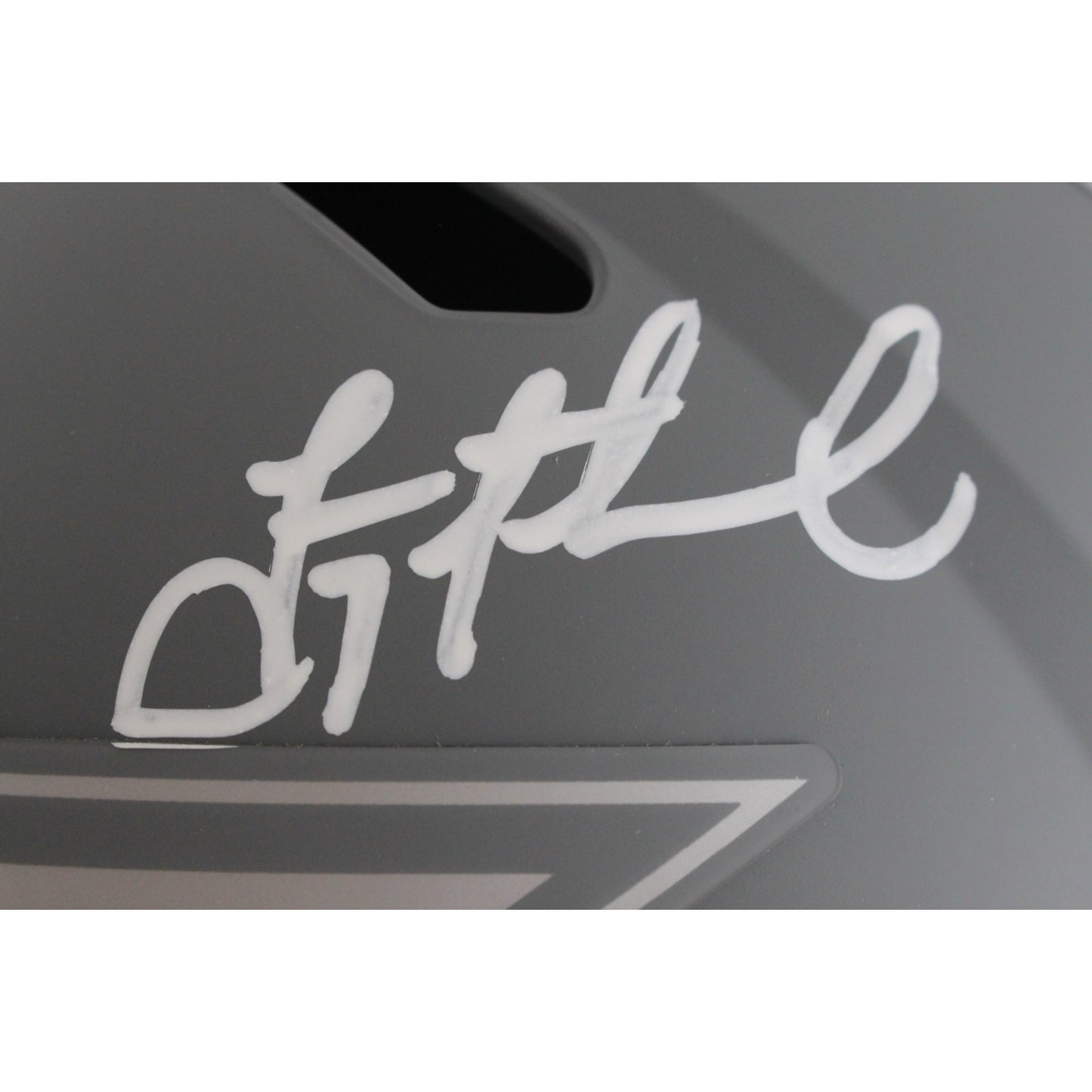 Troy Aikman, Emmitt Smith & Michael Irvin Dallas Cowboys Slate Full Size Helmet