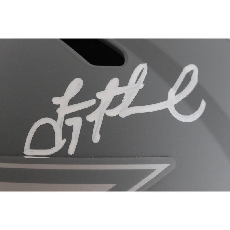 Troy Aikman, Emmitt Smith & Michael Irvin Dallas Cowboys Slate Full Size Helmet