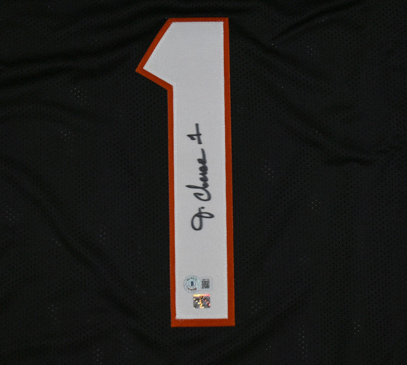 Ja'Marr Chase Autographed Cincinnati Bengals Black Custom Jersey