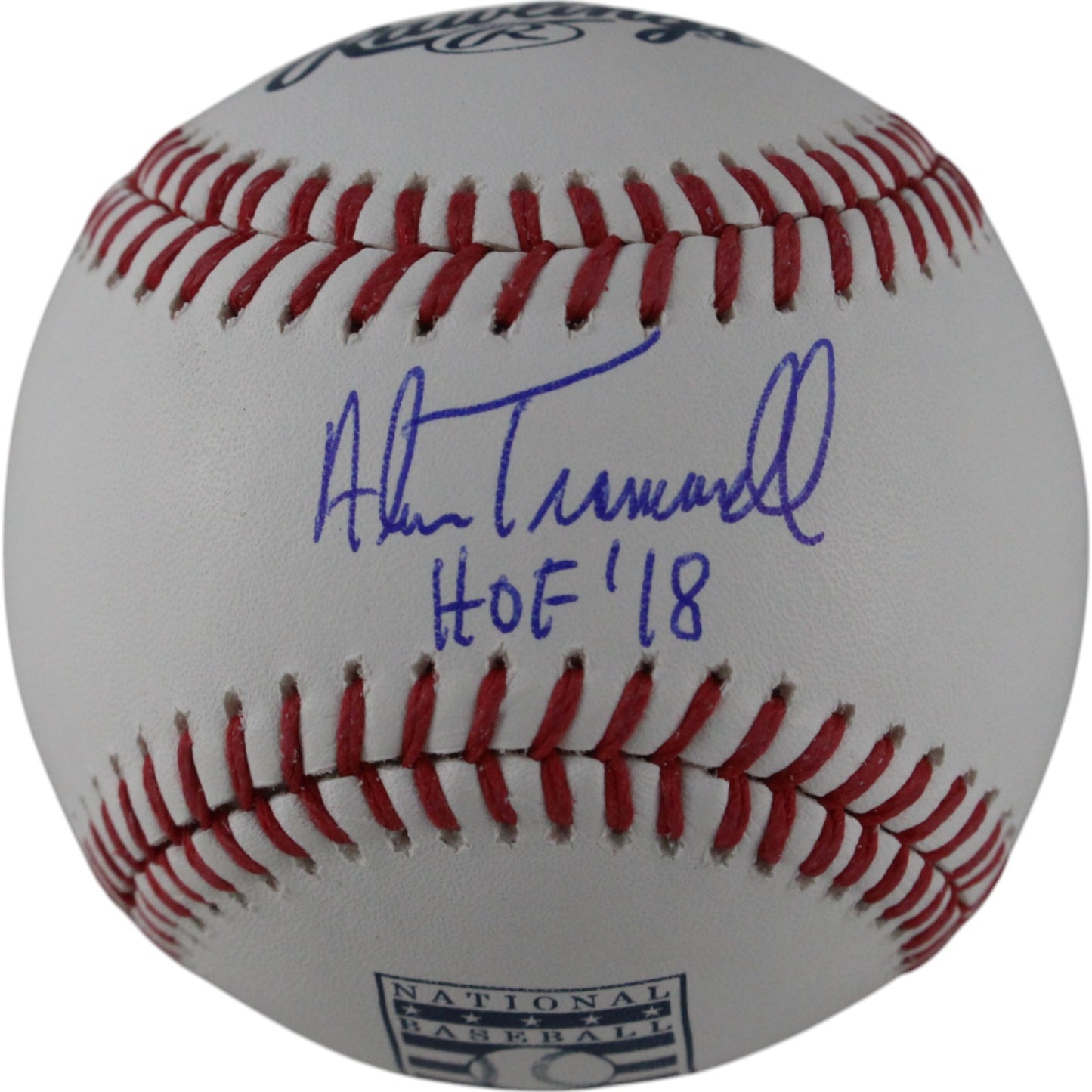 Alan Trammell Signed Detroit Tigers Official MLB HOF Baseball (Beckett)