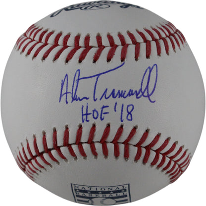 Alan Trammell Signed Detroit Tigers Official MLB HOF Baseball (Beckett)