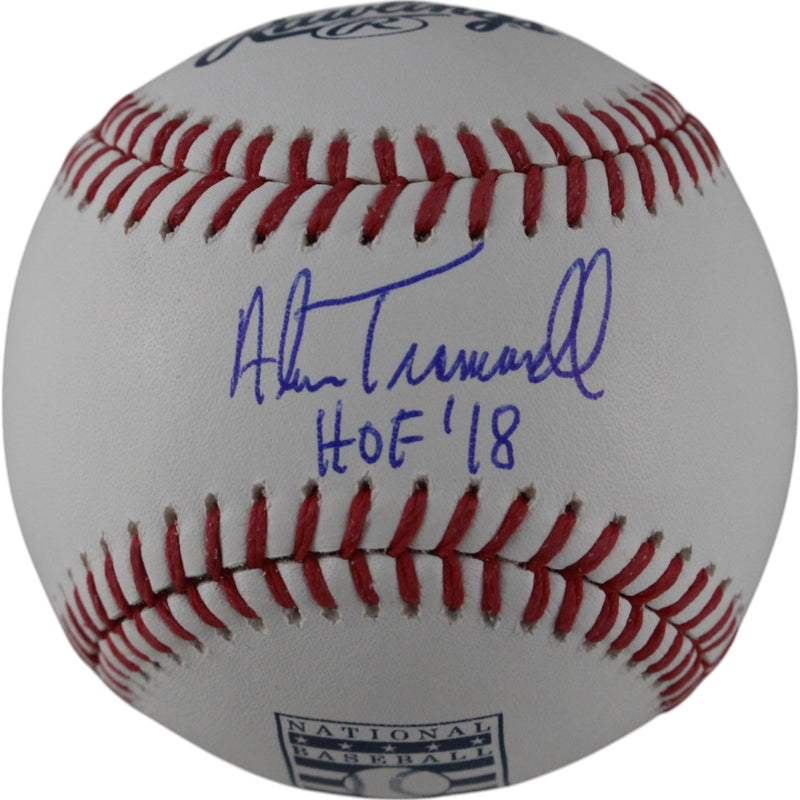 Alan Trammell Signed Detroit Tigers Official MLB HOF Baseball (Beckett)